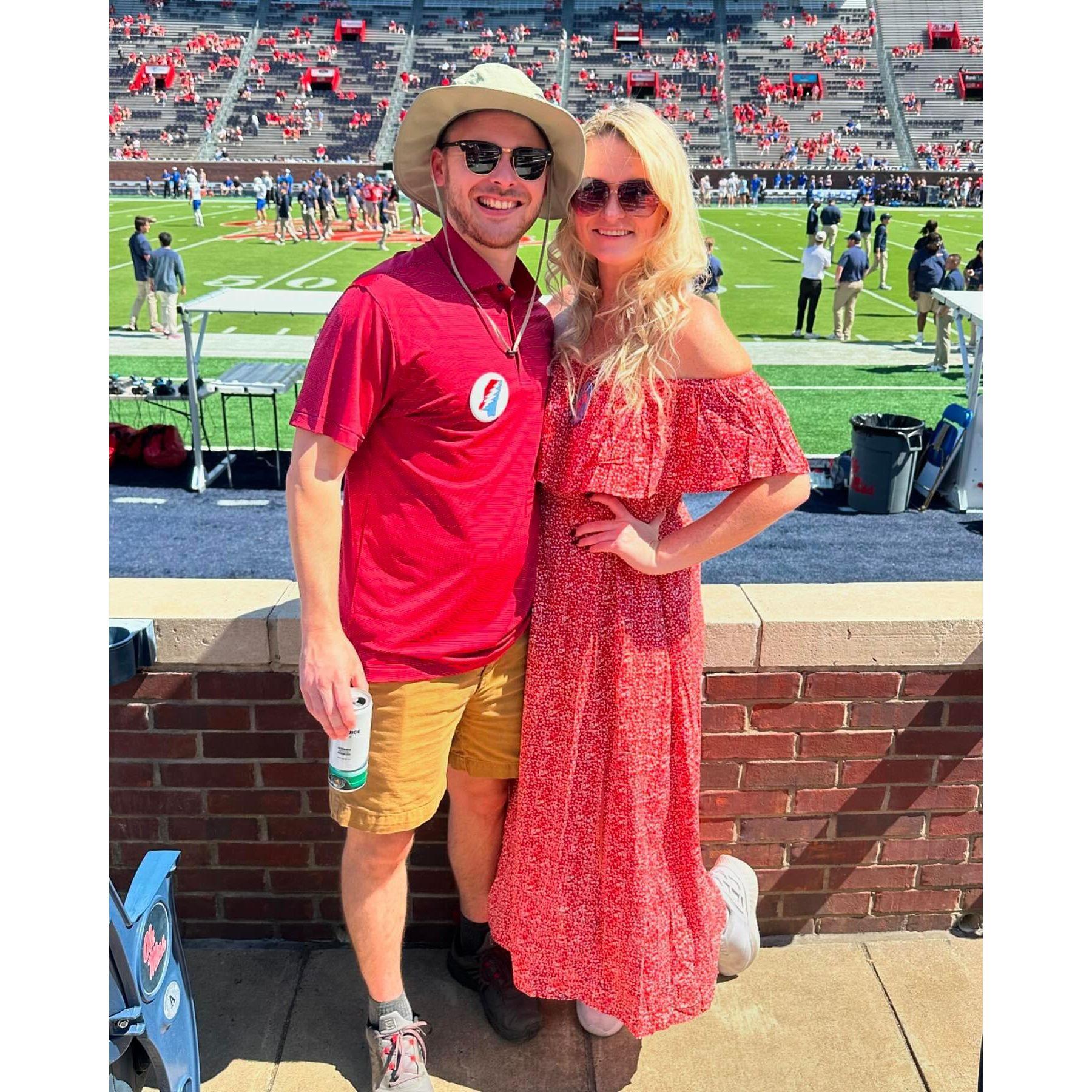 Our First Ole Miss Football game!