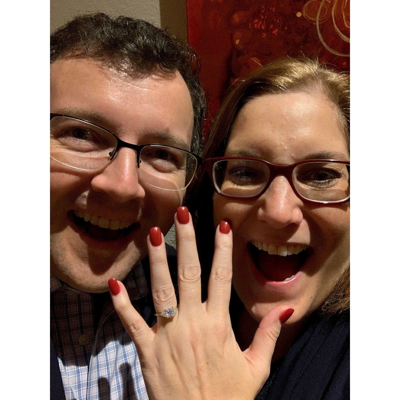 Silly engagement photos.