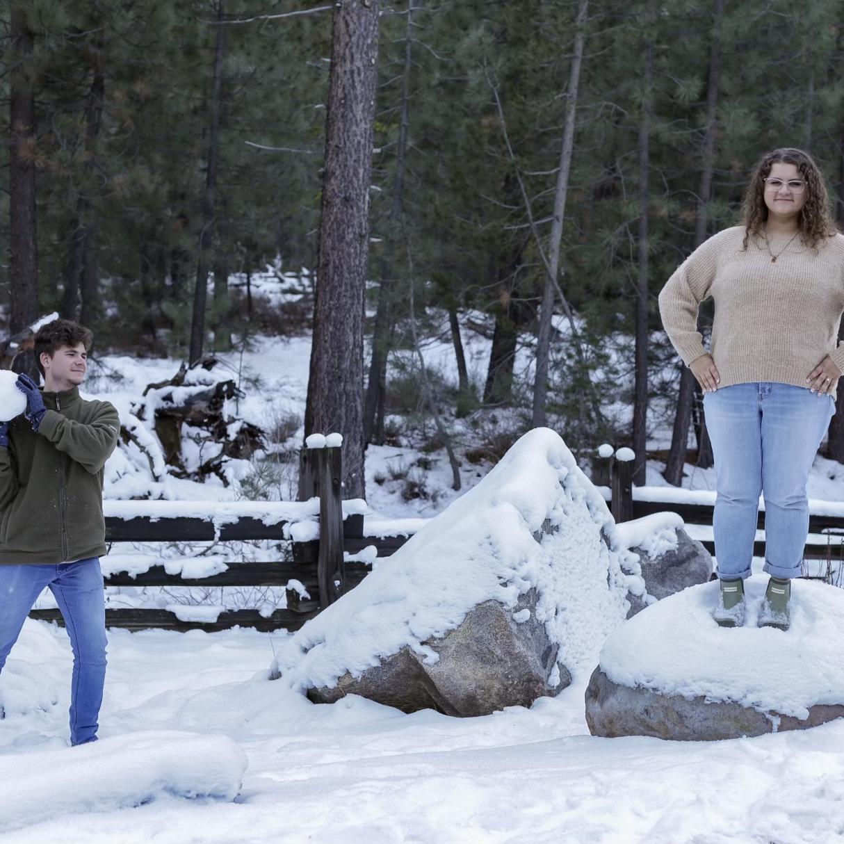 We recreated our childhood picture!