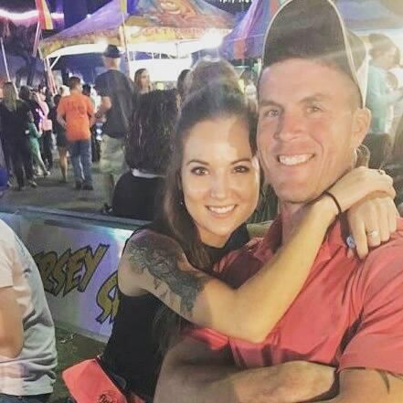 Our first year fair date.