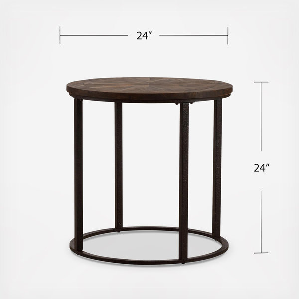 SEI Furniture Landsmill End Table - Thumbnail 3