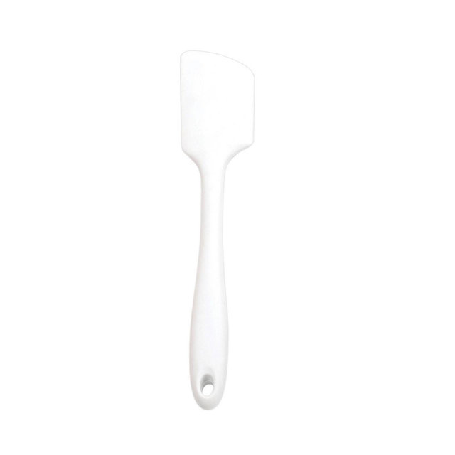 RSVP International Silicone Coated Steel 11" Ela Series White Spatula