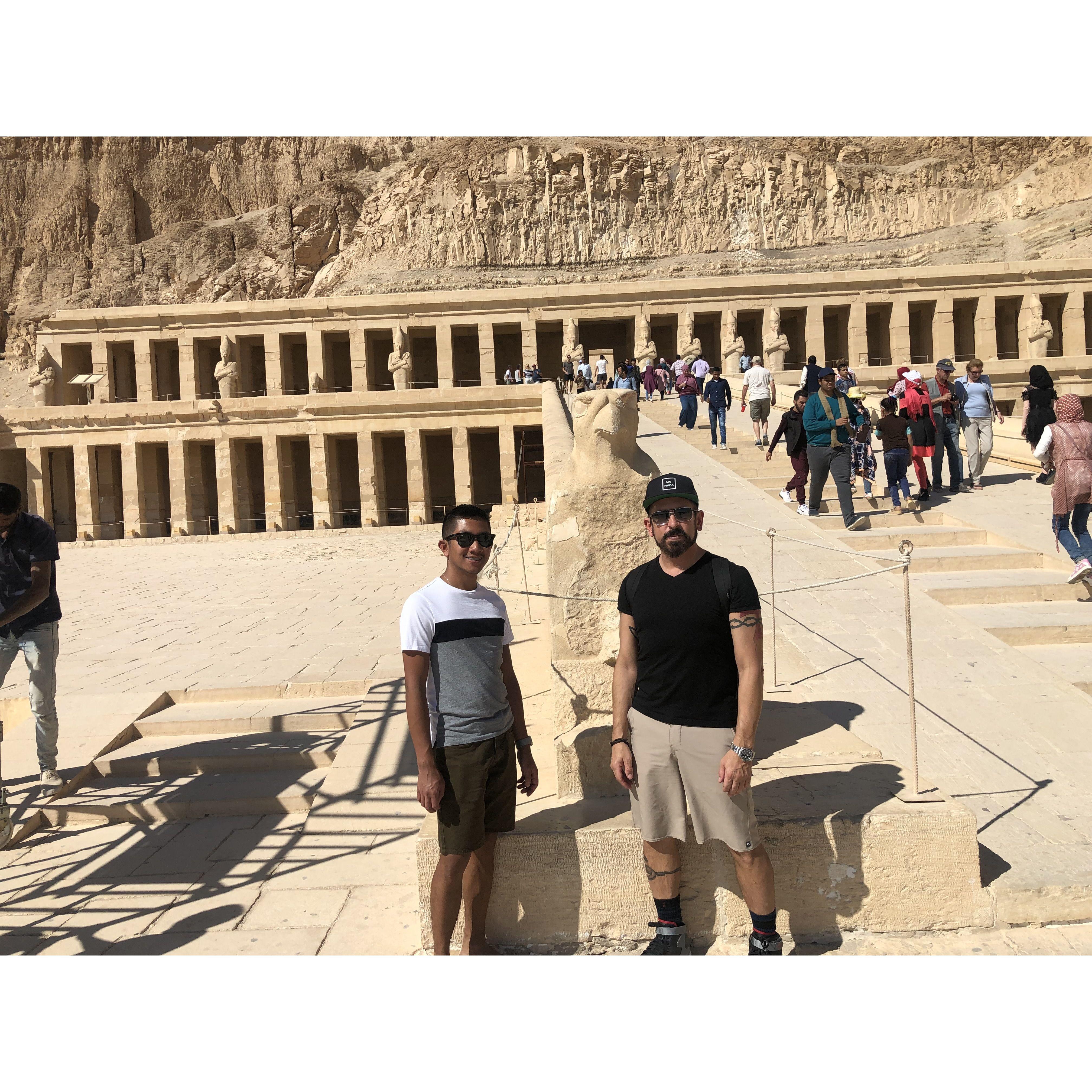 Going through the Valley of the Kings and Luxor 2018