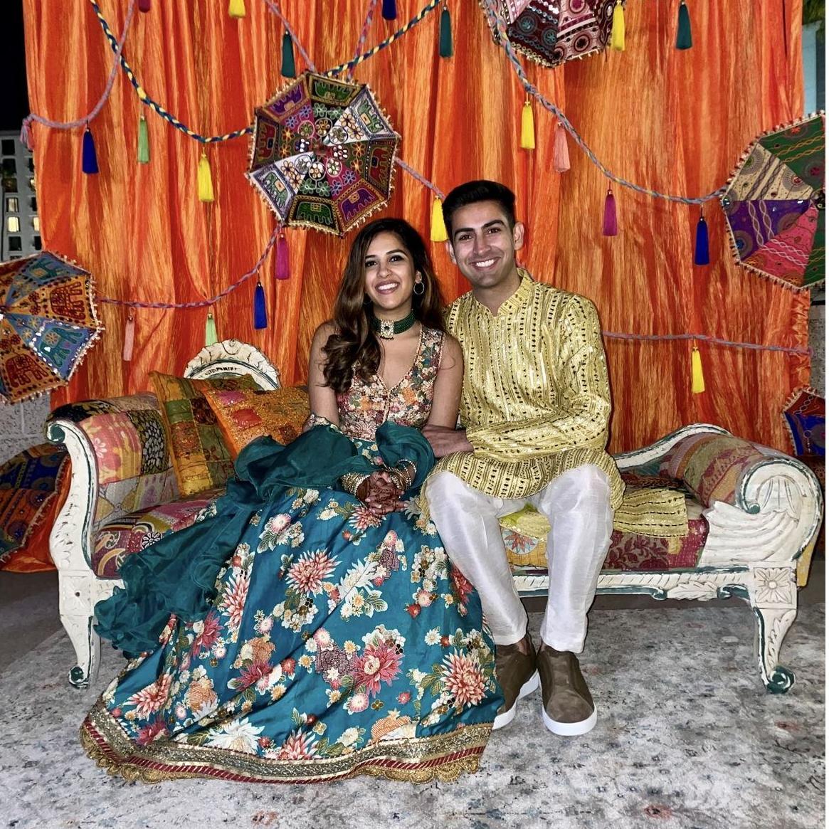 At Sejal & Karan's Sangeet