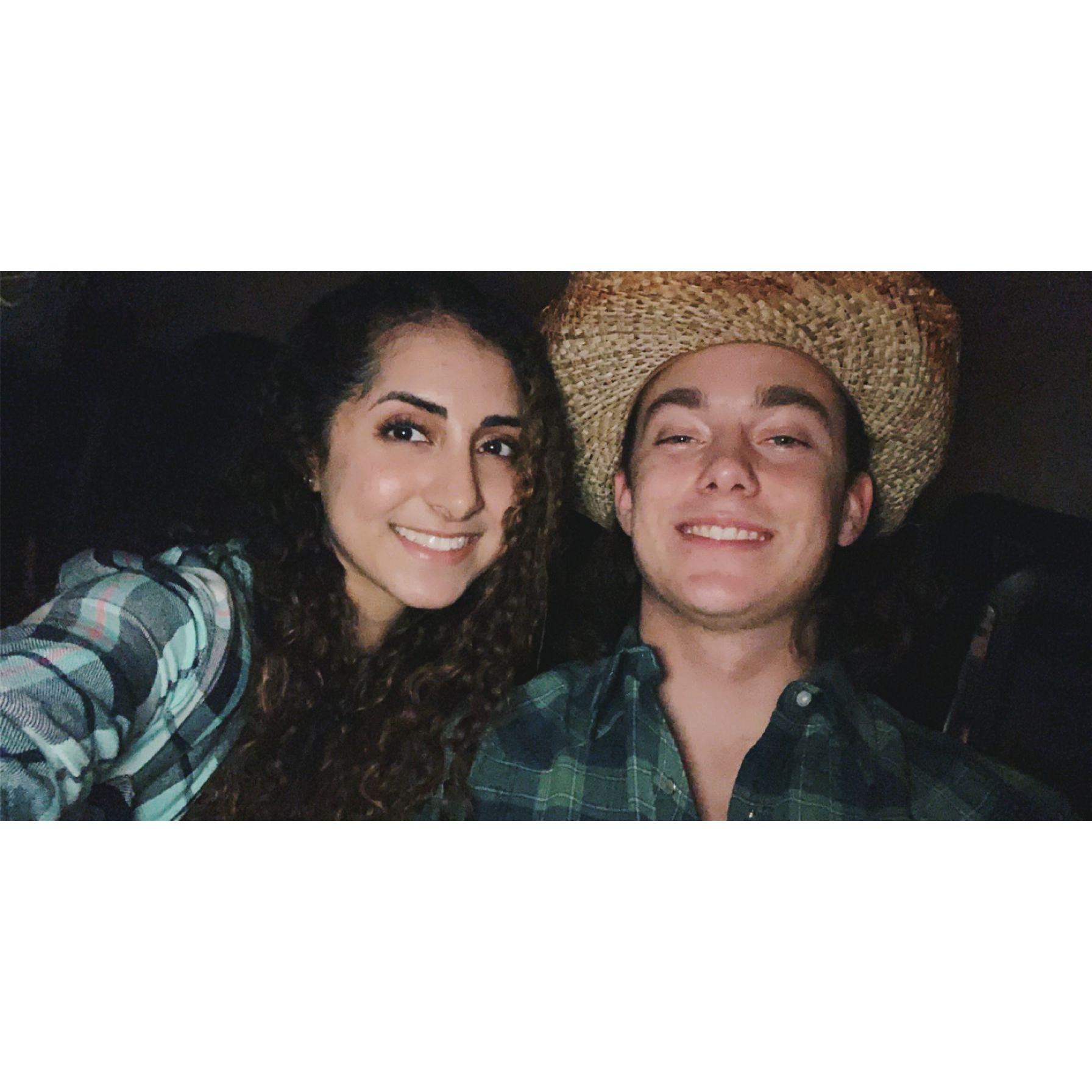 February 14, 2020. Our first real "date night"! We went to a Luke Combs concert and sang our hearts out. Little did John know I spent 2 weeks memorizing a bunch of Luke's songs just to impress him.