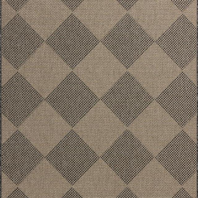Loloi Chris Loves Julia Providence Collection PRC-04 Graphite/Sand 7'-6" x 10', .12" Pile Height, Indoor/Outdoor Area Rug