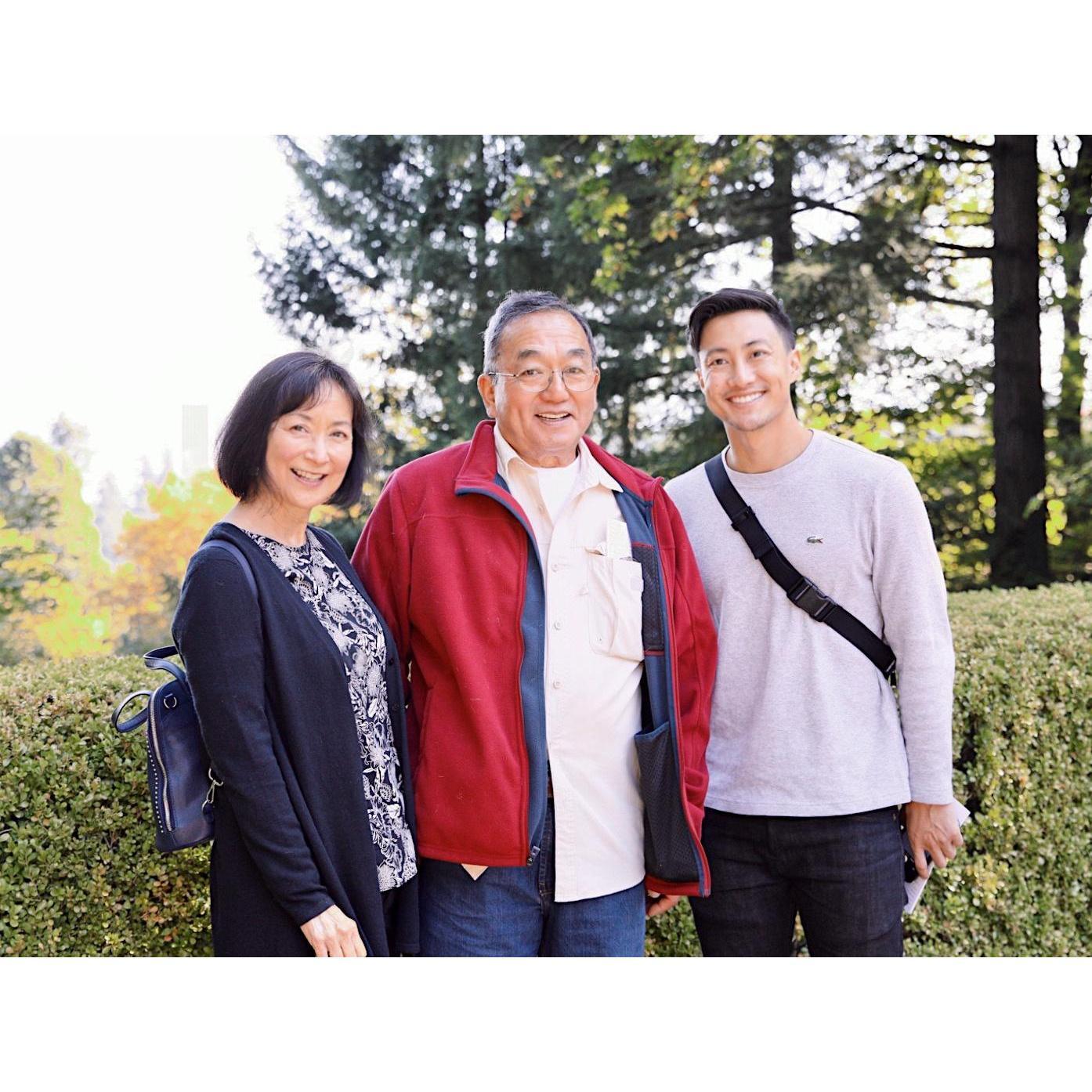 PDX Japanese Garden with Auntie Kimiko and Uncle Richard: Portland 2019