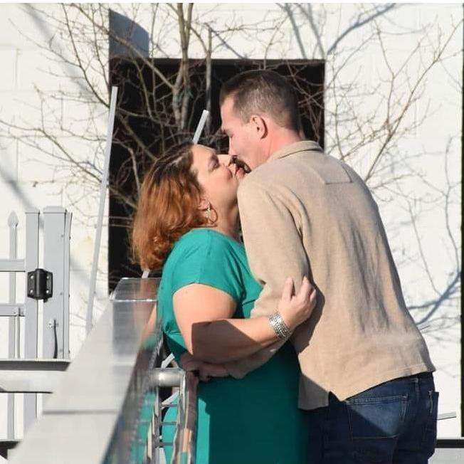 The photographer told him to almost kiss me