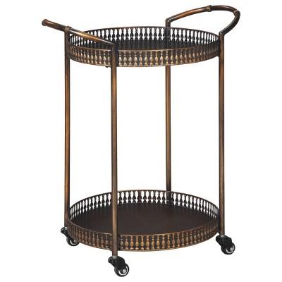 Clarkburn Bar Cart Bronze Finish - Signature Design by Ashley