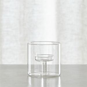 Elsa Small Glass Tea Light Candle Holder