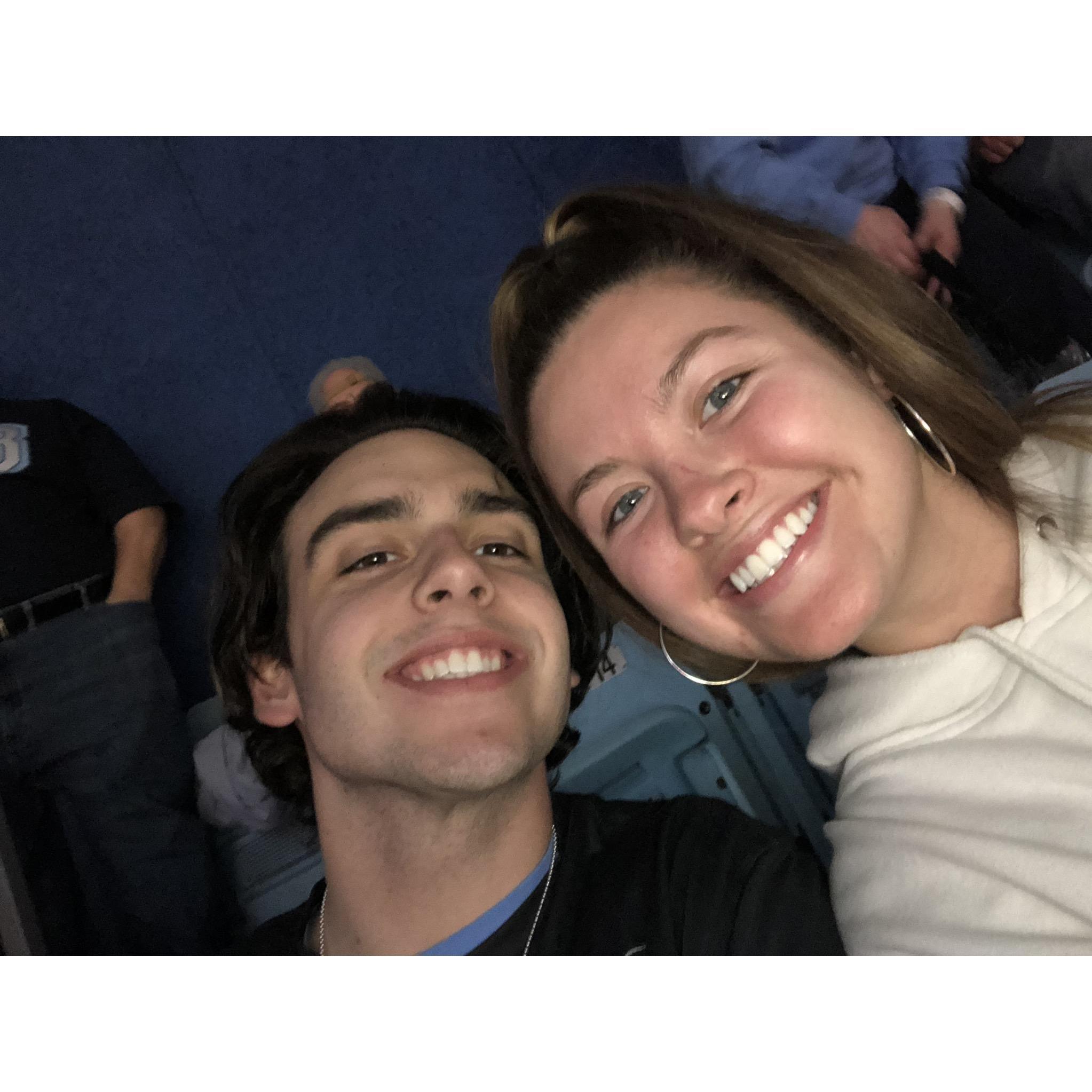 UNC basketball game and 2nd Valentines together