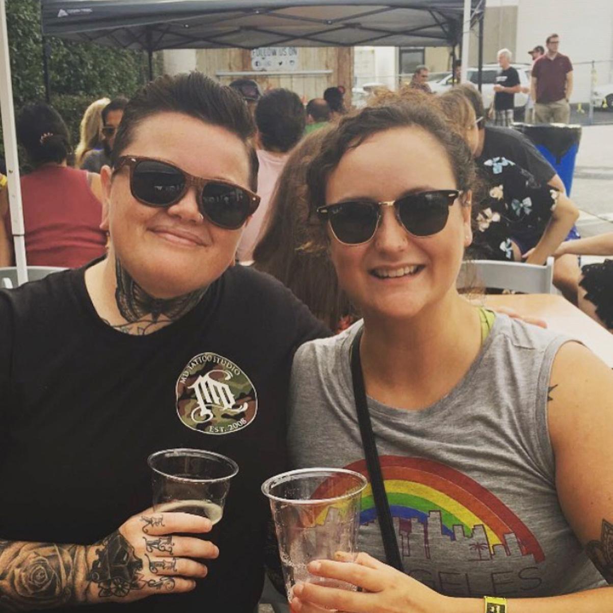 One of our favorite activities to do together is checking out local breweries! Here we are at a beer fest in Huntington Beach 2017