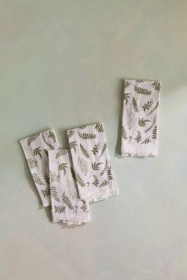 Forest Floor Ferns Napkins, Set of 4