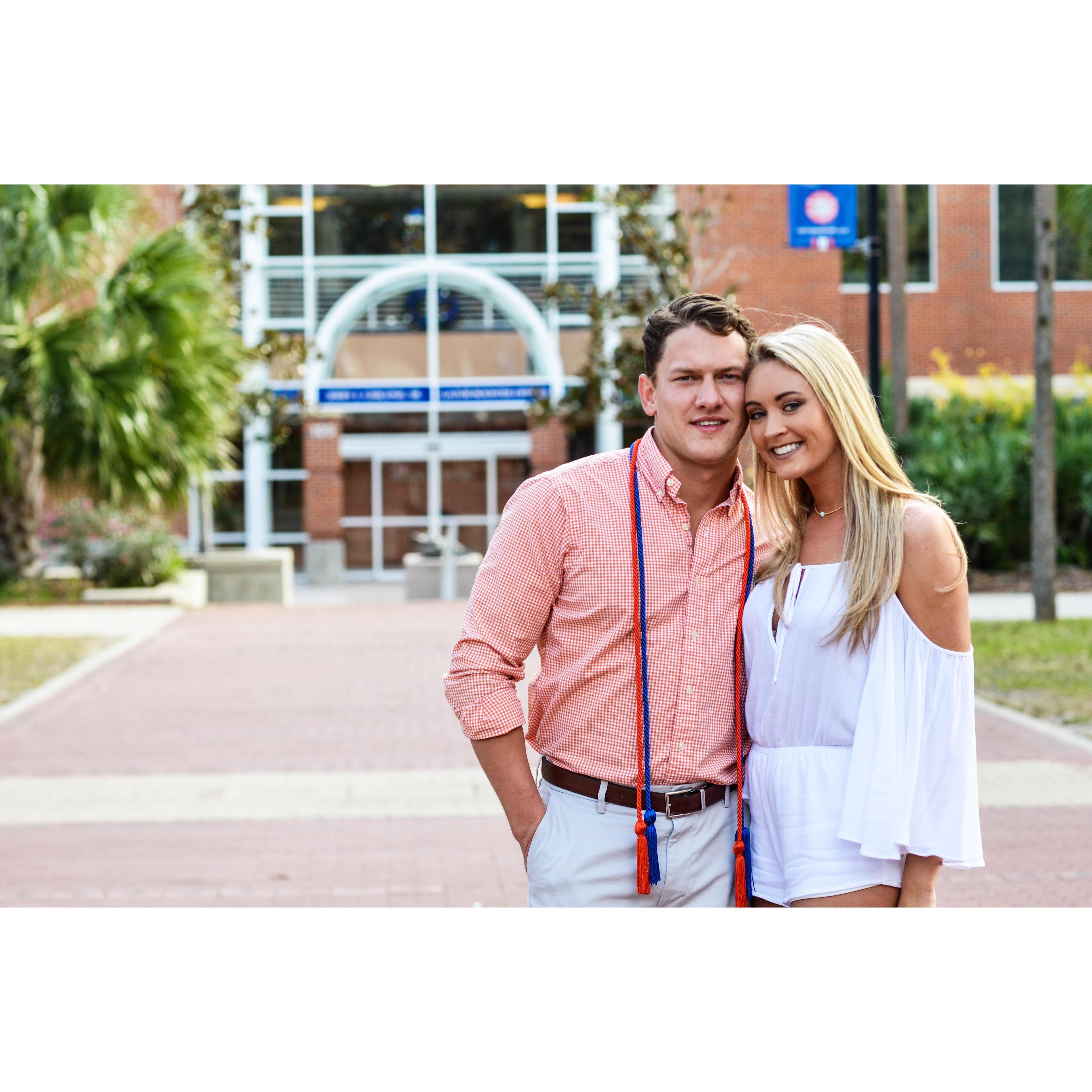 When Matthew graduated from The University of Florida with his Bachelor's in Construction Management!