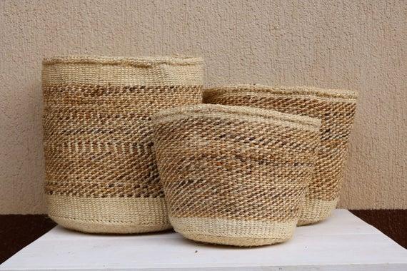 Storage basket, Handmade basket