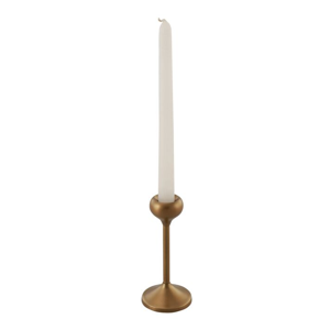 Talia Gold Taper Candle Holder, 6 inch