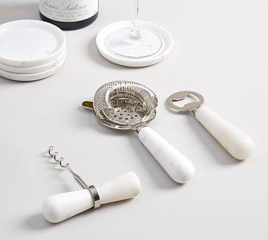 White Marble Bar Tools