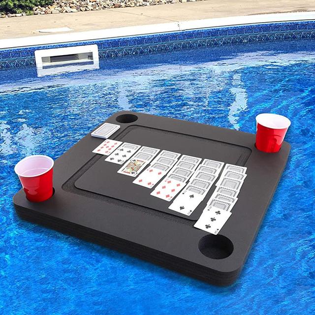 Polar Whale Floating Table Pool Party Float Game and Lounge Durable Foam Uv Resistant Refreshment Tray Many Shapes and Sizes