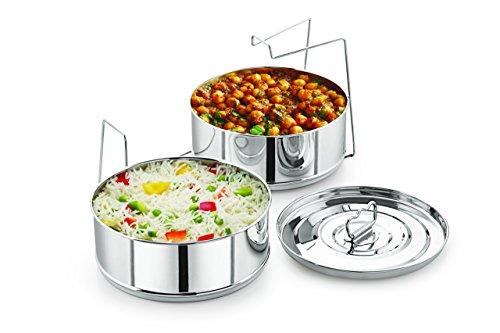 Stackable Stainless Steel Insert Pans - Inserts for Instant Pot - Pan for Instapot - Accessories for Instant Pot- FITS 6 QT and Above - Single Size - Pressure Cooker Steamer Pan Accessories