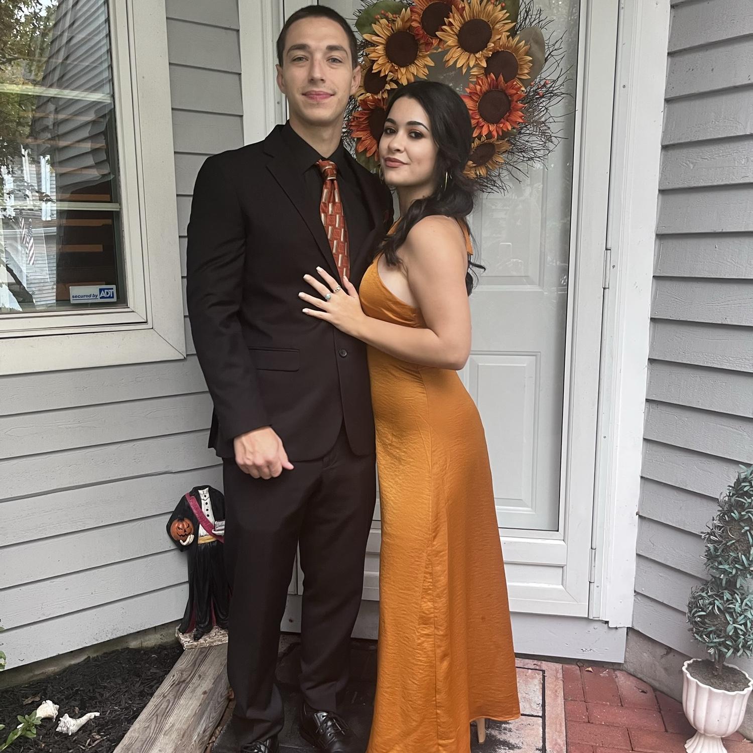 Right before we went to the wedding of my best friend, Trinity! October 2023