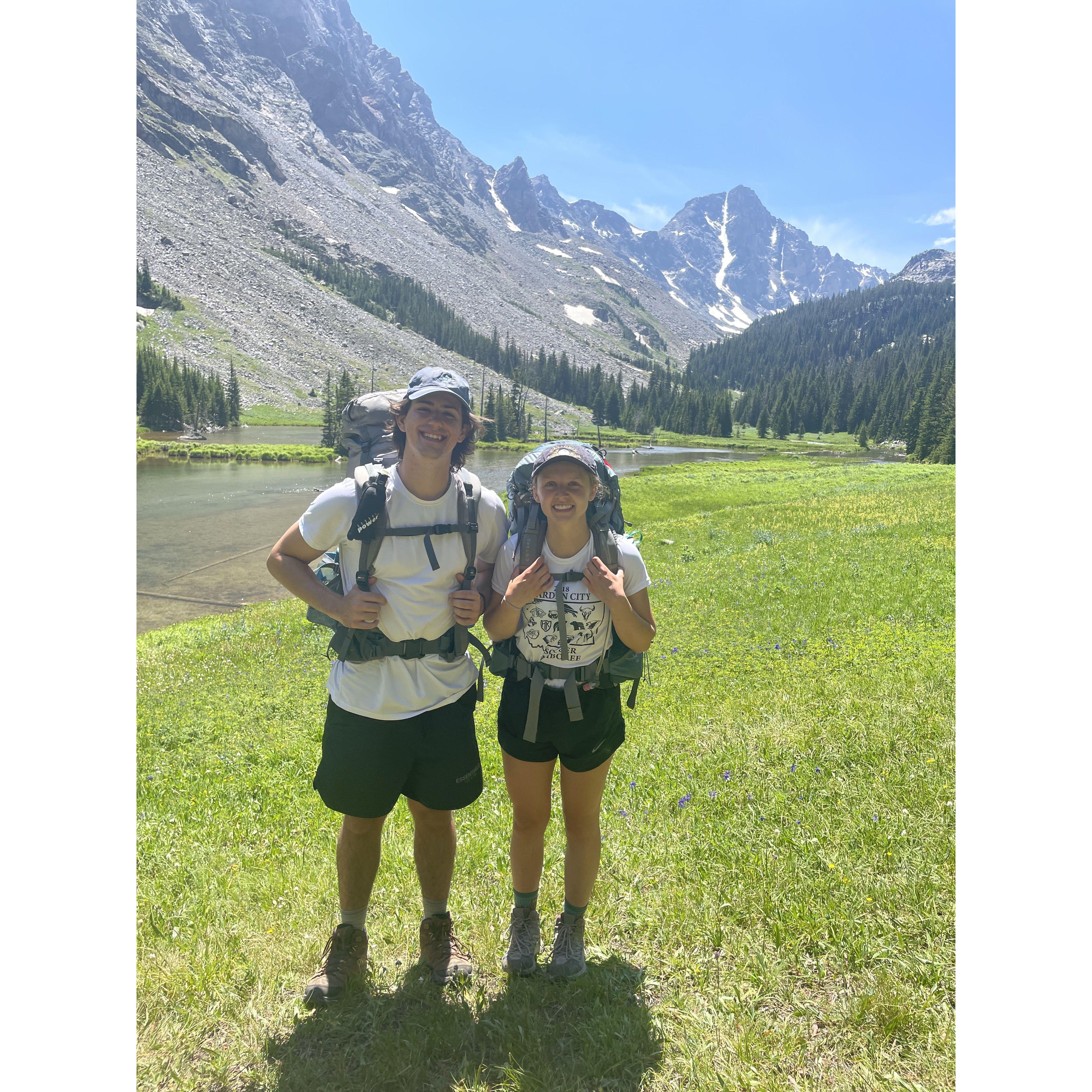 First time backpacking in Montana!