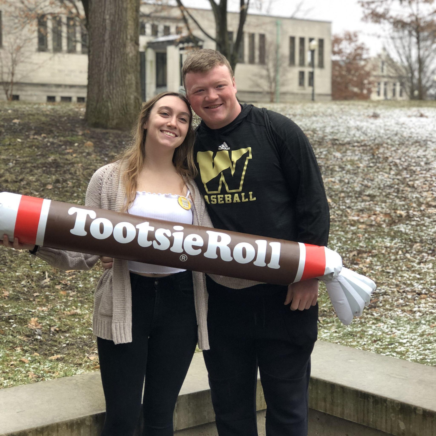 A quintessential Wooster moment - submitting our Independent Study (IS) thesis projects alongside a tootsie roll!