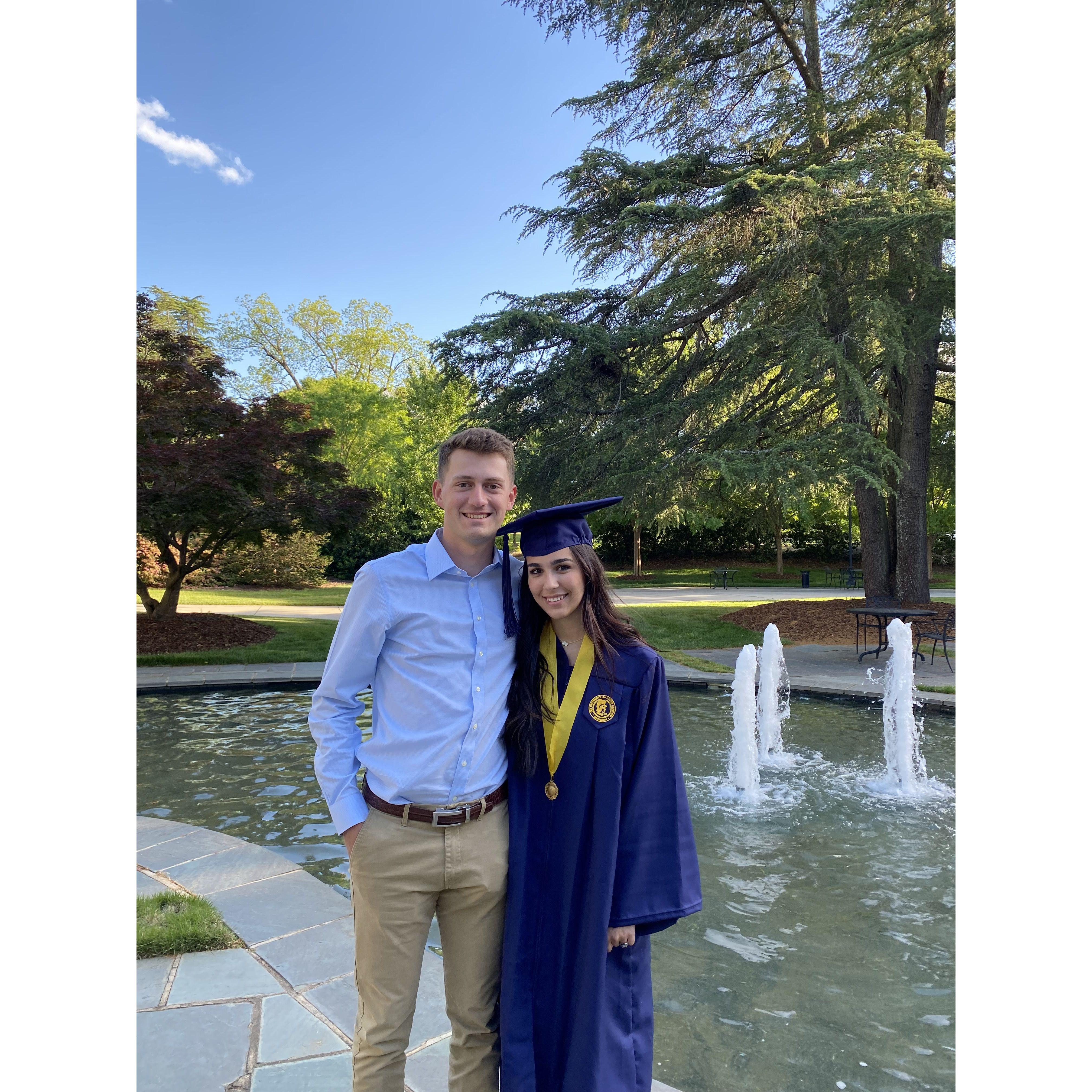 Sara's graduation May 2021