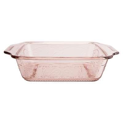 Anchor Hocking Laurel 8" Rosewater Cake Dish