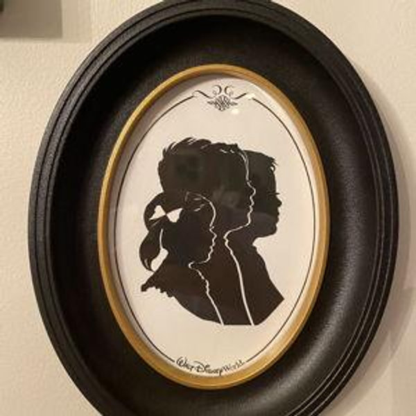 Hand Cut Silhouette from Magic Kingdom