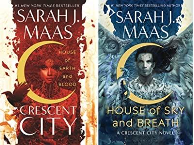 Crescent City two Books Set By Sarah J. Maas [House of Sky and Breath] and [House of Earth and Blood] Paperback