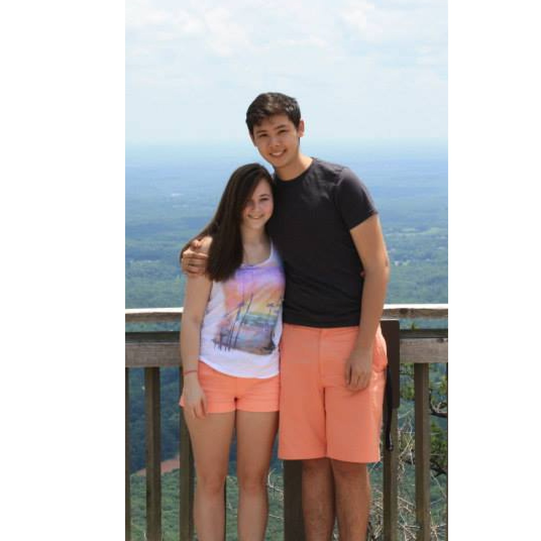 His first trip to my hometown and we visited Pilot Knob