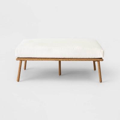 Britanna Oversized Patio Ottoman - Linen - Opalhouse&#8482;