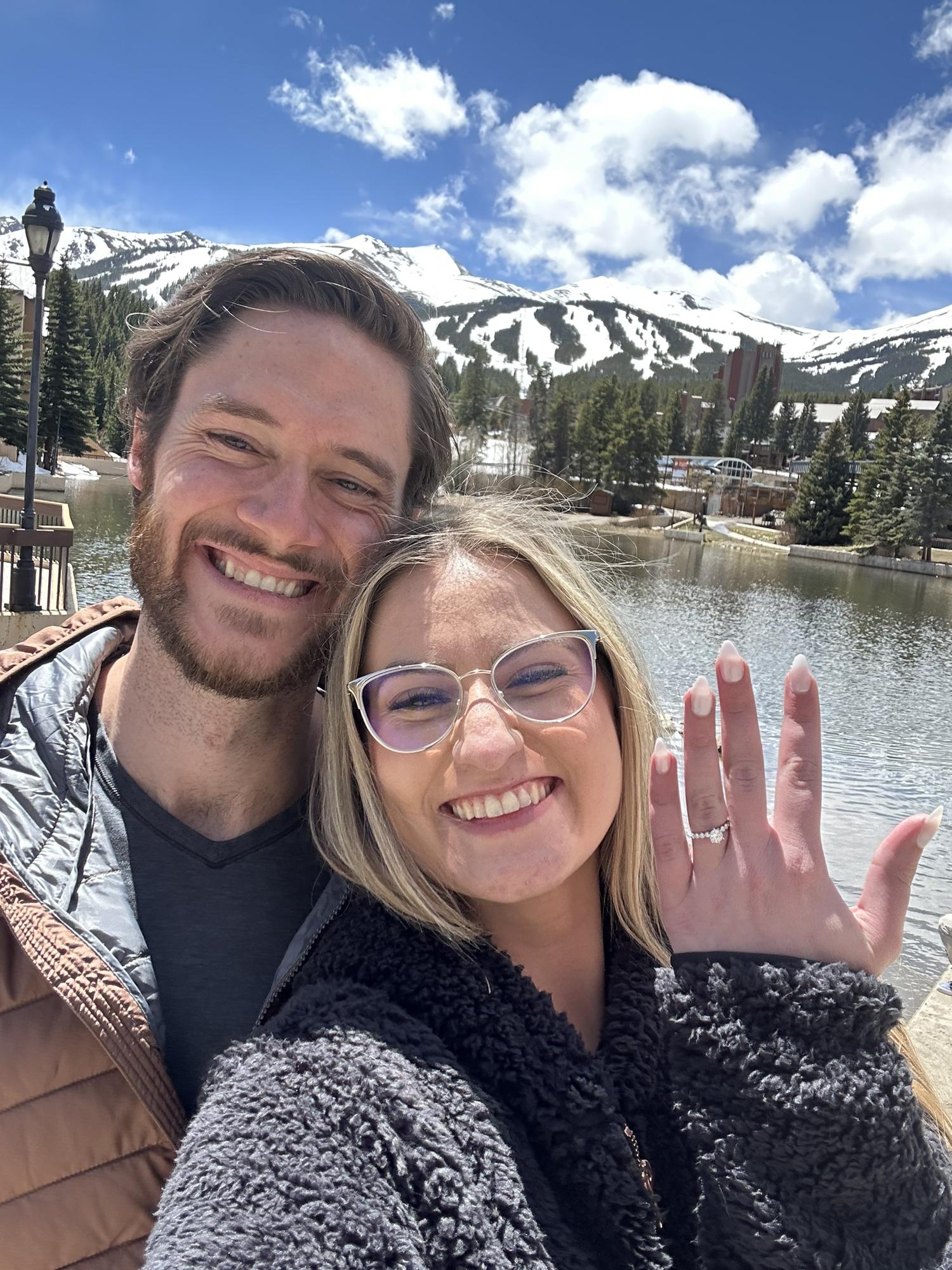 About an hour after I said YES!!