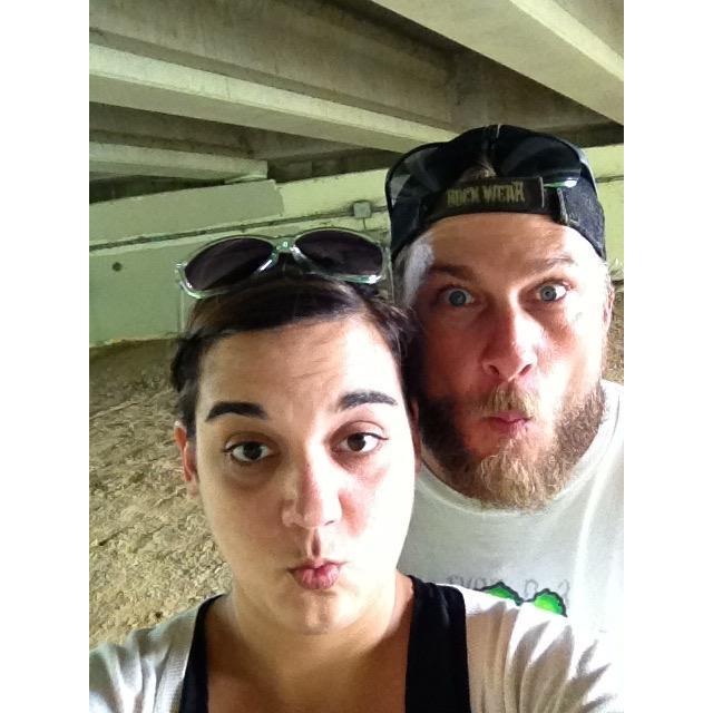 we were out exploring with the metal detector