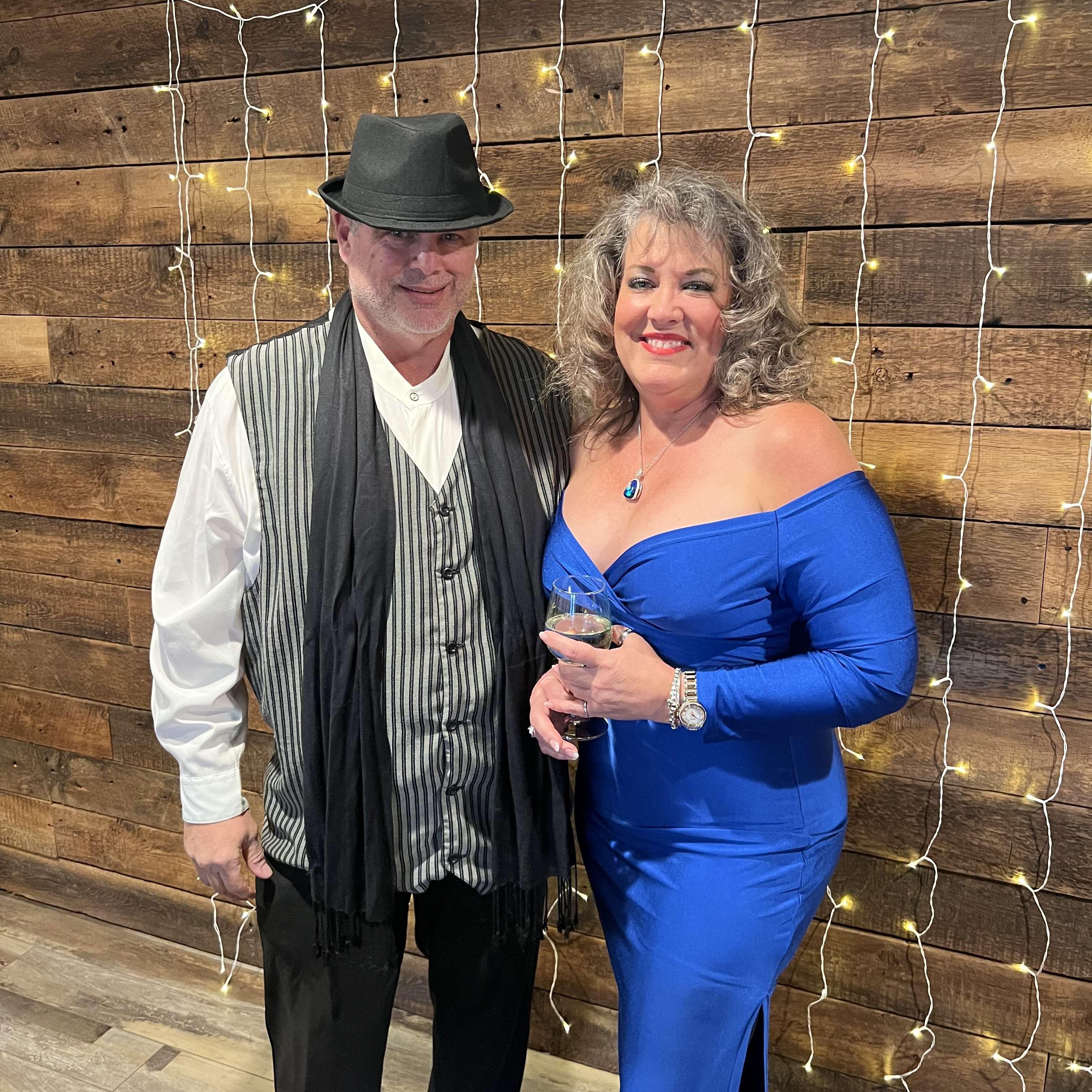Mystery dinner in Wilmore, KY. Jim was the murderer on this night.