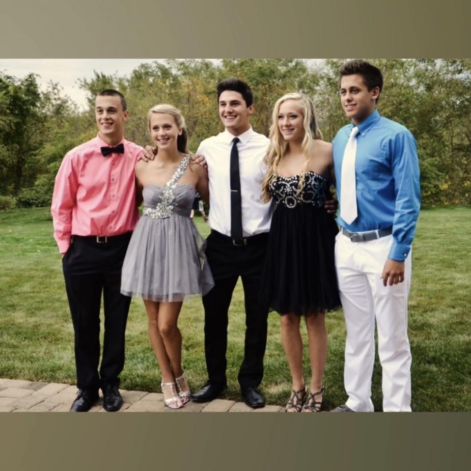 Our first picture together before we dated. 😂 homecoming 2014. The universe was planting the seed.