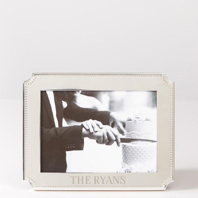 Celebration Beaded Photo Frame - Monogrammed