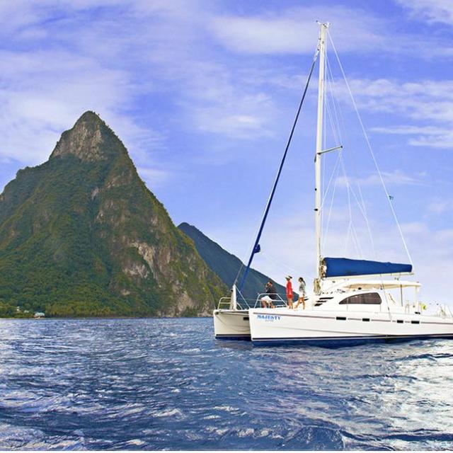 Catamaran in St. Lucia