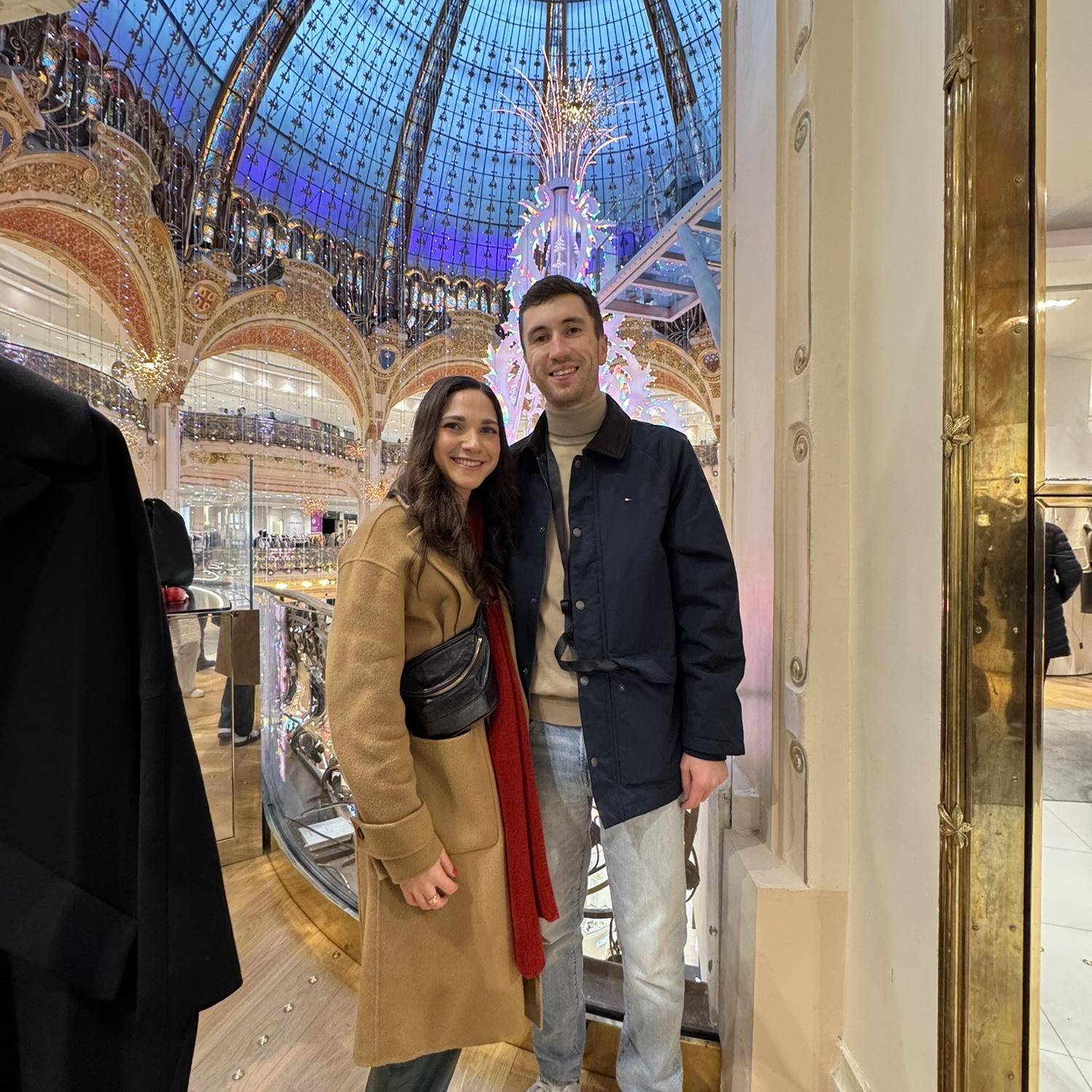 Paris at Galeries Lafayette. December 2024.