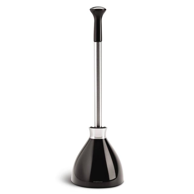 simplehuman Toilet Plunger Black
