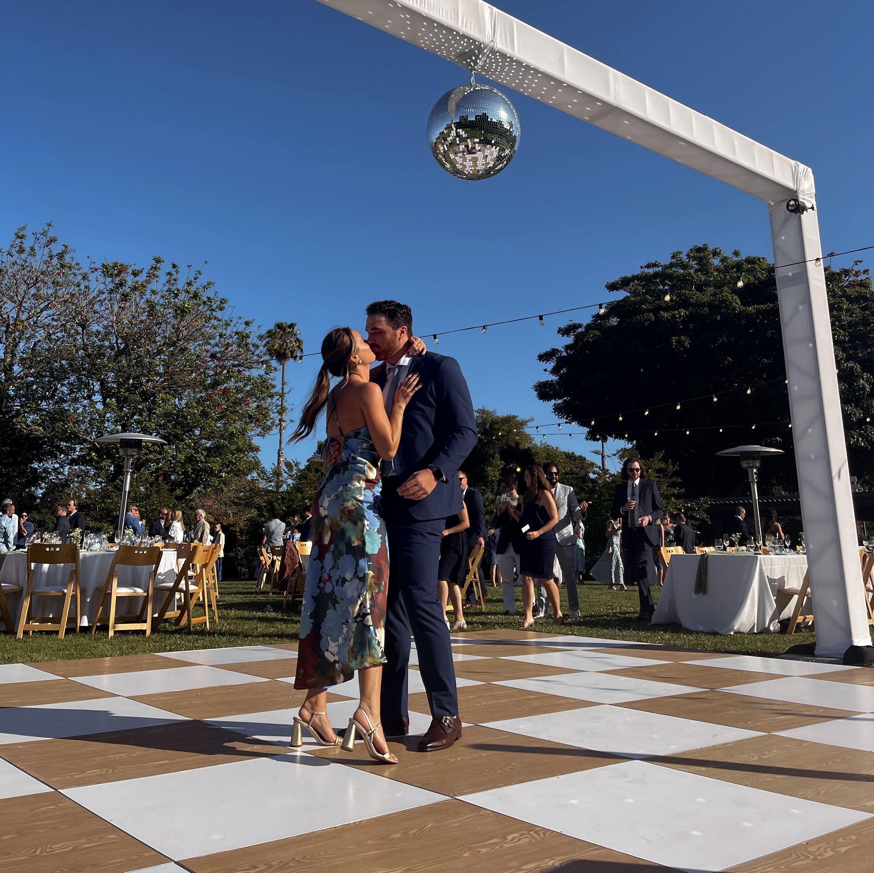 Us practicing our first dance ;)