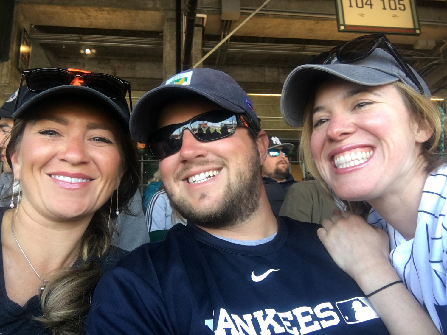 Giants game with out girl Caitlin!