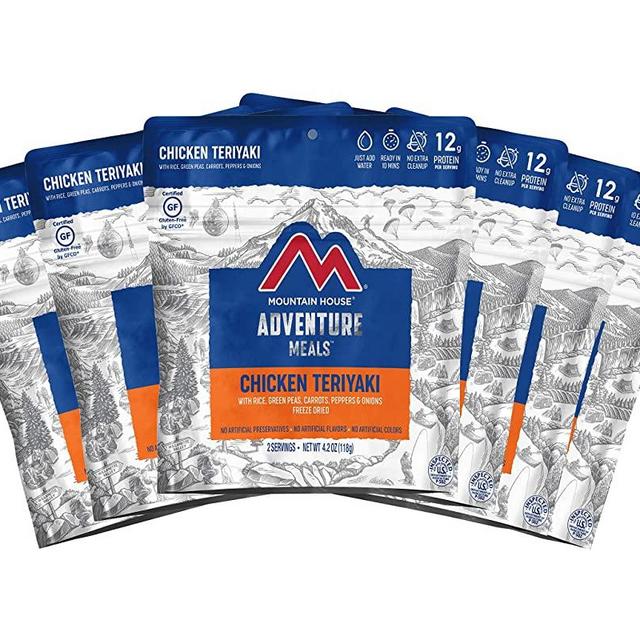 Mountain House Chicken Teriyaki with Rice | Freeze Dried Backpacking & Camping Food | Gluten-Free