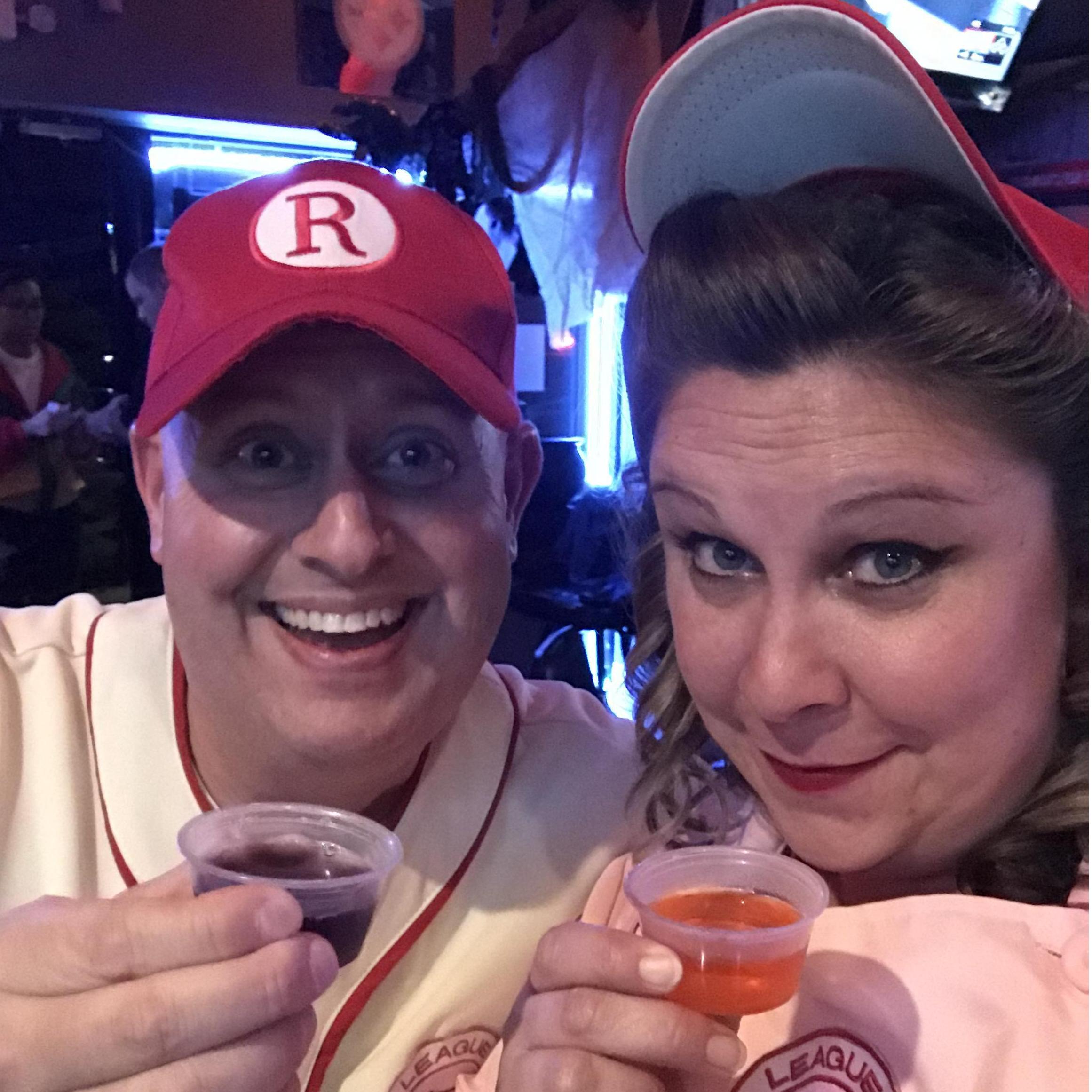 Halloween party at our favorite bar, dressed as Dottie & Jimmy from A League of Their Own.
Martinsburg, WV - 10.27.2018