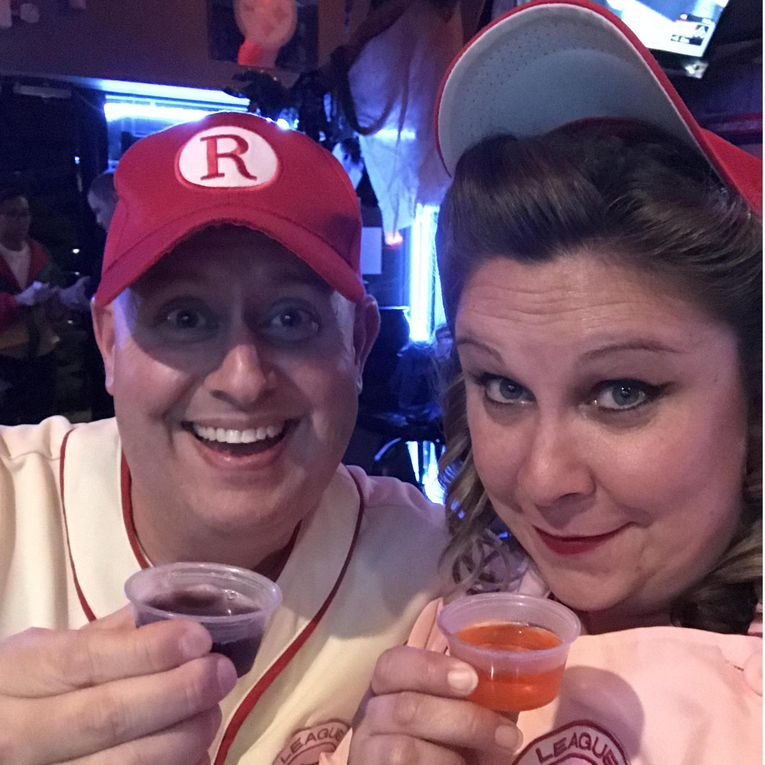 Halloween party at our favorite bar, dressed as Dottie & Jimmy from A League of Their Own.
Martinsburg, WV - 10.27.2018