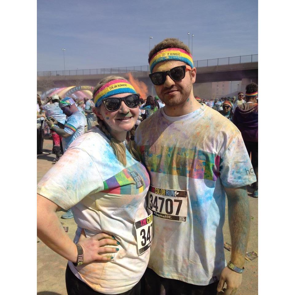 The one where we did the color run in Baltimore.