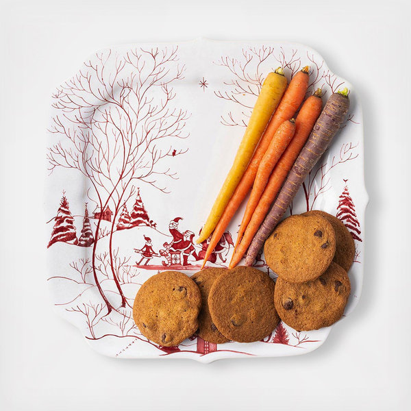 Juliska, Country Estate Winter Frolic Santa's Cookie Tray | Zola