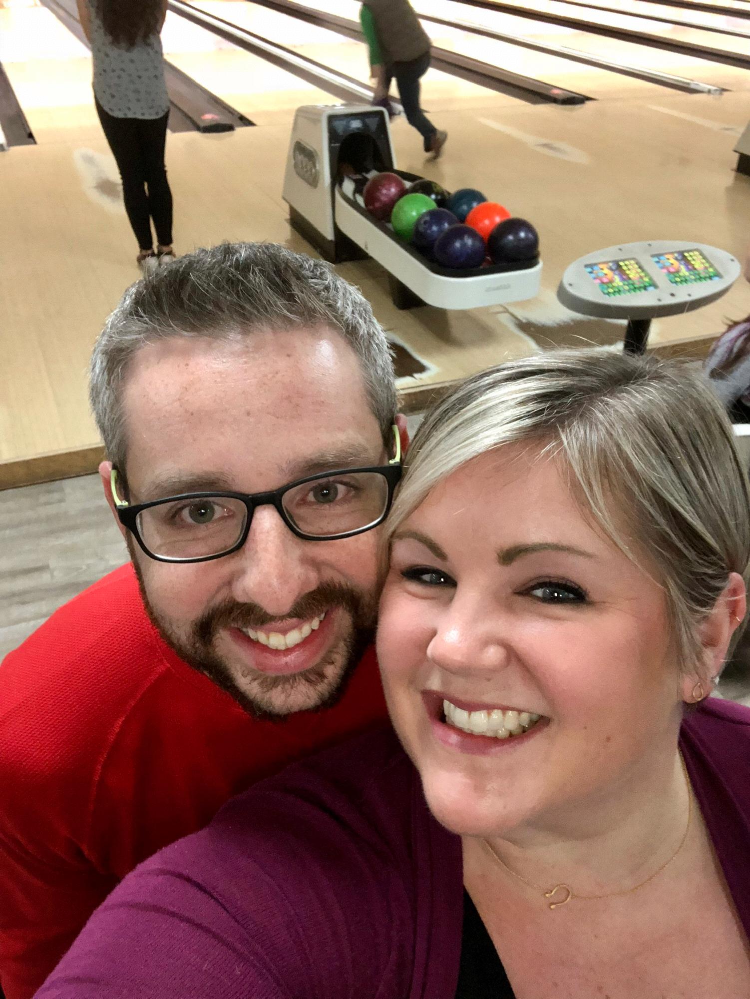 Bowling at The Alley with friends
