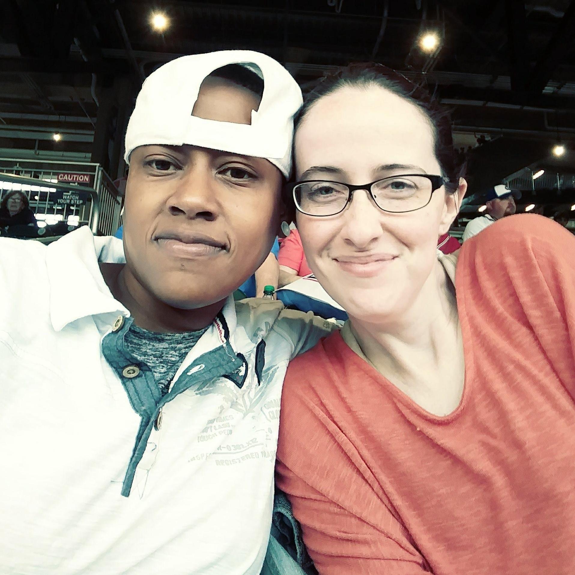 Our first baseball game together.   Braves vs Giants.  This game was awesome.