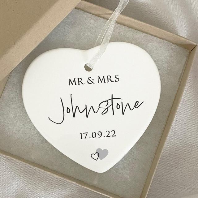 Mr & Mrs Wedding Gift, Personalised...